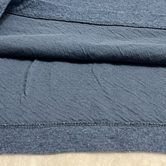 Nike Men’s Navy Blue Long Sleeve Crewneck Shirt XL Side Zip Lightweight Casual - Picture 10 of 11